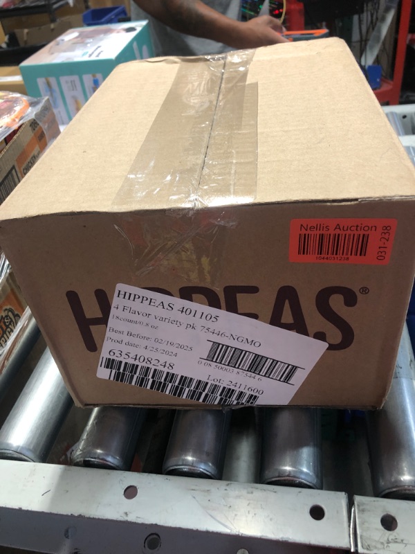 Photo 1 of (non refundable) Hippeas Chickpea Puffs, Variety Pack: Groovy White Cheddar, Cheezy Vibes, Barbecue, Sriracha, 0.8 Ounce (Pack of 18), 3g Protein, 2g Fiber, Vegan, Gluten-Free, Crunchy, Plant Protein Snacks