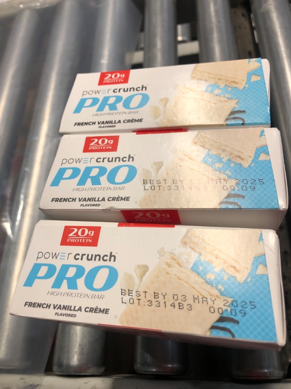 Photo 1 of (non refundable) Power Crunch Protein Wafer Bars, High Protein Snacks with Delicious Taste, French Vanilla Creme, 1.4 Ounce (12 Count)