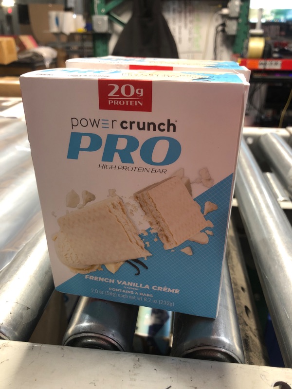 Photo 1 of (non refundable) Power Crunch Protein Wafer Bars, High Protein Snacks with Delicious Taste, French Vanilla Creme, 1.4 Ounce (12 Count)