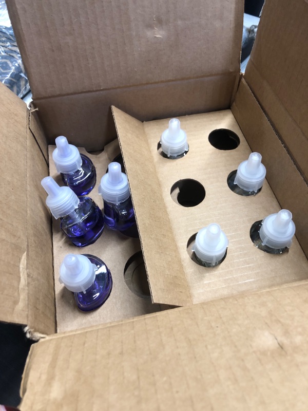 Photo 1 of ( incomplete) Air Wick Plug in Scented Oil Refill, 12ct, Lavender & Chamomile, Air Freshener, Essential Oils, Eco Friendly