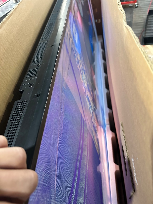 Photo 1 of ***(PARTS ONLY/ NON REFUNDABLE/ NO RETURNS OR REFUNDS)****TRUCK PICKUP***Major damage**
TCL 98-Inch Q65 QLED 4K UHD Smart TV with Google TV (98Q651G, 2024 Model) Dolby Vision, Dolby Atmos, HDR Pro+, Game Accelerator Enhanced Gaming, Voice Remote, Works wi