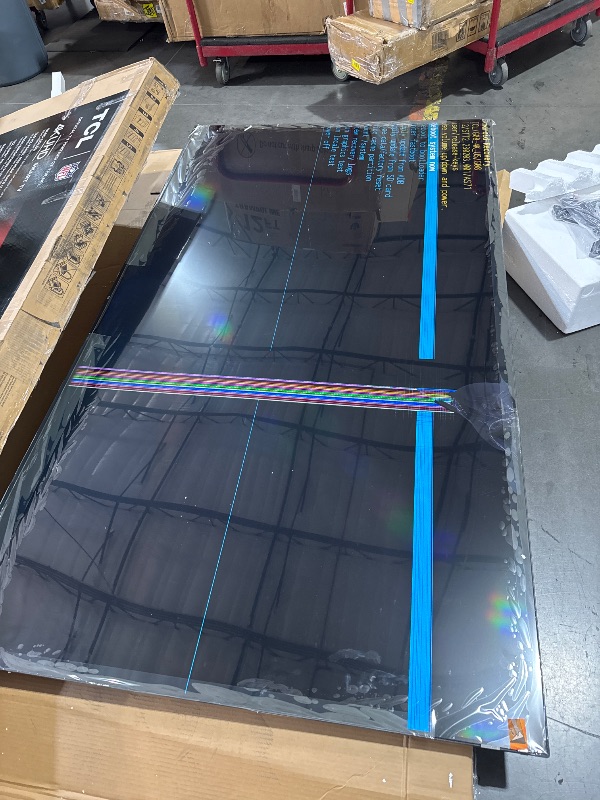 Photo 1 of ***(PARTS ONLY/ NON REFUNDABLE/ NO RETURNS OR REFUNDS)****TRUCK PICKUP***Major damage**
TCL 98-Inch Q65 QLED 4K UHD Smart TV with Google TV (98Q651G, 2024 Model) Dolby Vision, Dolby Atmos, HDR Pro+, Game Accelerator Enhanced Gaming, Voice Remote, Works wi