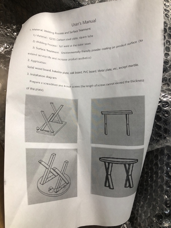 Photo 1 of ***FINAL SALE/PARTS ONLY Metal Table Legs Set of 2