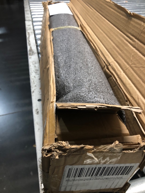 Photo 1 of  Birdeco Pre-Cut Wall molding kit Pieces, All Edges precut, Factory Primed Wall molding Pieces to Make 3 top 3 Bottom Frames P-5P (NOT Peel and Stick)