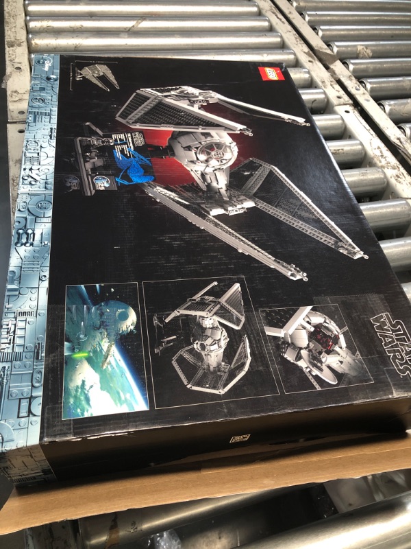 Photo 1 of LEGO Star Wars Ultimate Collector Series TIE Interceptor Model Building Set, Star Wars Collectible with TIE Pilot Minifigure, Creative Build and Display Starfighter Set for Adults and UCS Fans, 75382