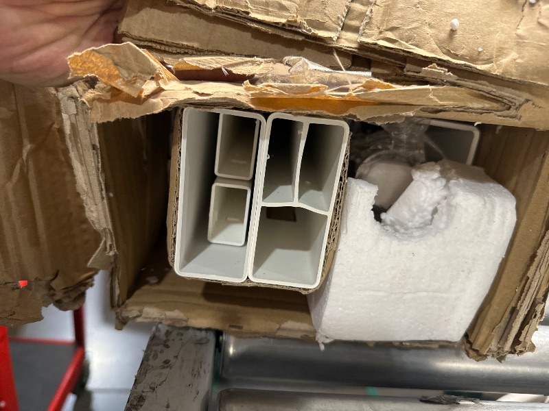 Photo 1 of 4ft H x 6ft W (1 Panel + 1 Post) No Dig WamBam Nantucket Fence Kit, White Vinyl Picket Fence Panel, Easy DIY Installation Fence Panel Kit, Durable Outdoor Fence for Yard or Garden, BL19101