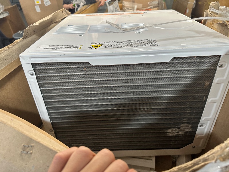 Photo 1 of ** PARTS ONLY ** Whirlpool WHAW101CW 10,000 BTU Air Conditioner with Dehumidifier, 115V, Window AC 450 Sq. Ft, Living Room, Bedroom, or Kitchen, with Remote Control, Digital Display, and 24H-Timer, Bright White