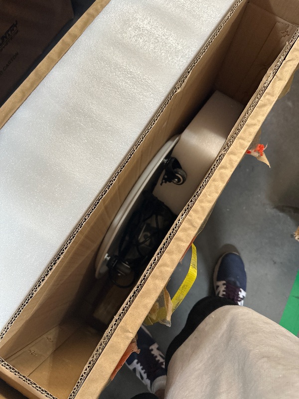 Photo 1 of OHYEAHSPIN 43 Inch Portable TV Smart Touch, 4K Rotatable TV LCD Display with Wires plugged in use, Android OS, Touch Screen, Type-C, USB, HDMI Port, on Wheels Support Wireless Mouse Keyboard