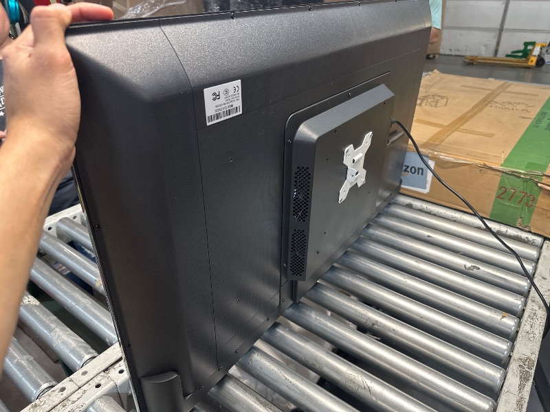 Photo 1 of OHYEAHSPIN 43 Inch Portable TV Smart Touch, 4K Rotatable TV LCD Display with Wires plugged in use, Android OS, Touch Screen, Type-C, USB, HDMI Port, on Wheels Support Wireless Mouse Keyboard