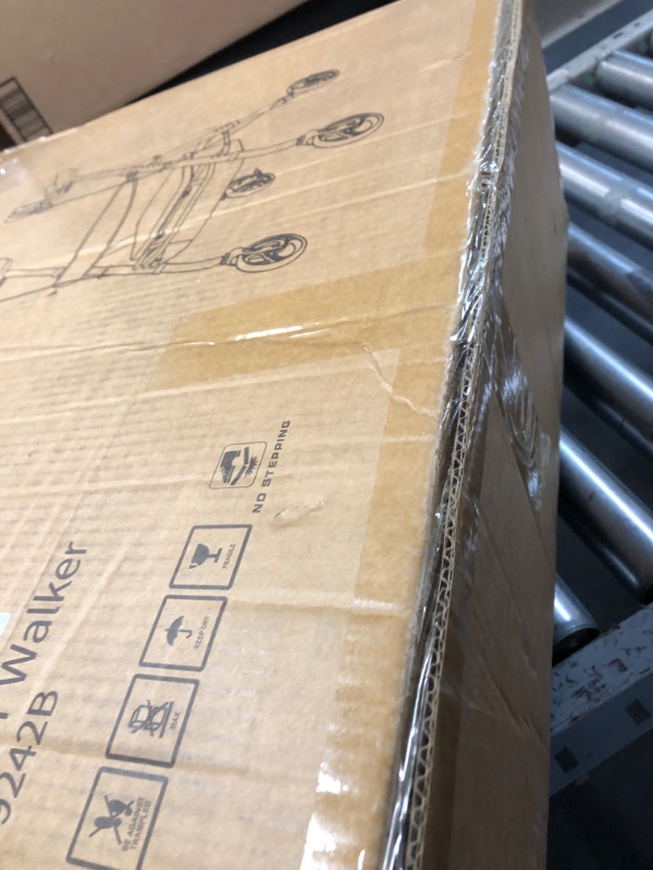 Photo 1 of ***FACTORY SEALED***UNLICON- Upright Walker?Heavy-Duty Folding Rollator Walker with Seat, Height Adjustable for Elderly, Disabled Seniors, and Adults. Stand-Up Rollator Walker with Padded Seat and Backrest, Blue.