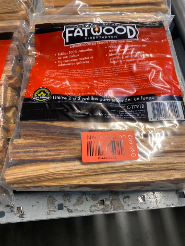 Photo 1 of ***NON REFUNDABLE*** FATWOOD - The Original Fire Starter Stick, Start Fires with Only 2 Sticks, Made from Dead Tree Stumps, 4 LB Bag (1)