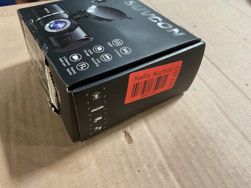 Photo 1 of Dash Cam Front and Rear Inside, 3 Channel Dash Camera for Cars, 1080P Triple Dash Cam, Dash Camera with 32GB Card, Loop Recording, HDR, G-Sensor, 24Hr Parking