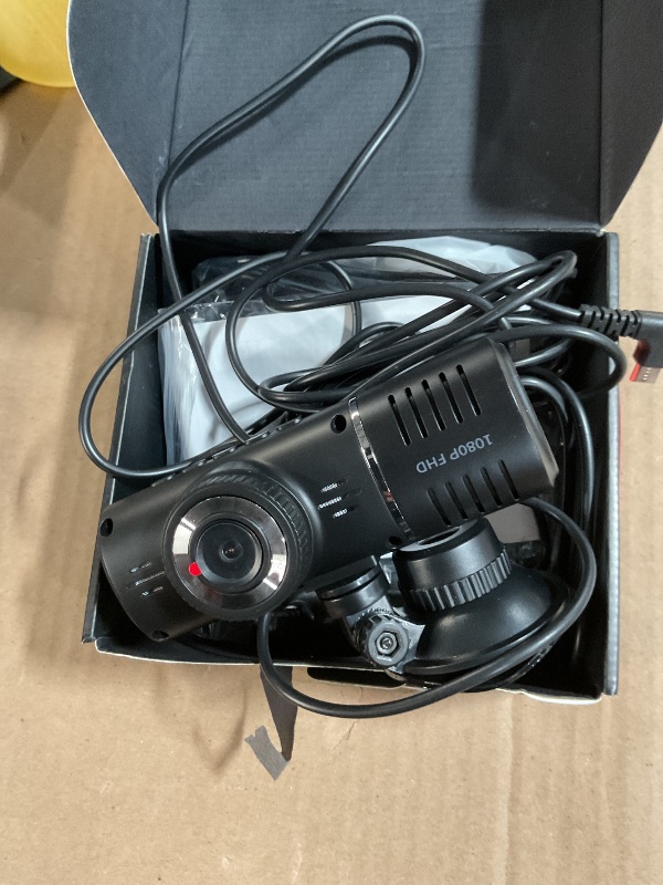 Photo 1 of Dash Cam Front and Rear Inside, 3 Channel Dash Camera for Cars, 1080P Triple Dash Cam, Dash Camera with 32GB Card, Loop Recording, HDR, G-Sensor, 24Hr Parking