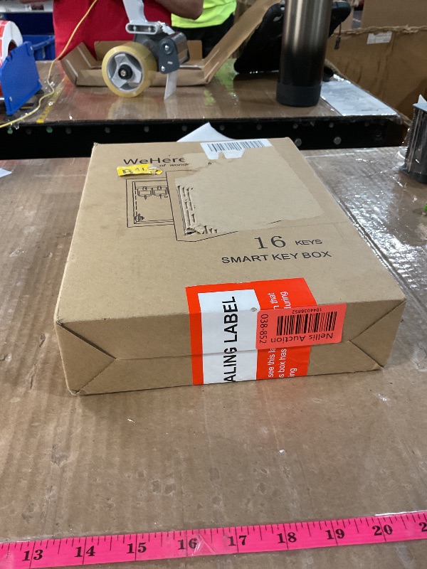 Photo 1 of DidiHere 16-Key Cabinet Organizer, Key Lock Box Secured Key Holder for Valets, Hotels, Car & House Keys Black