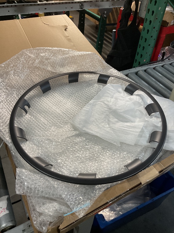 Photo 1 of EVOOOR Model Y All-in-one Wheel Rim Protector for Tesla Model Y 20'' Uberturbine Wheel - Strips for Curb Rash Prevention - Set of 4 Rim Protector Easy to Install(Matte Black,20'')