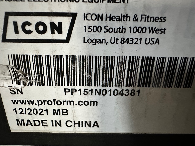 Photo 1 of ***PARTS ONLY***ProForm Magnetic Rowing Machine, Black, 250 lbs
