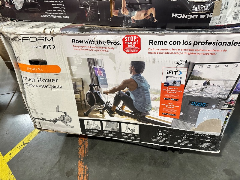 Photo 1 of ***PARTS ONLY***ProForm Magnetic Rowing Machine, Black, 250 lbs
