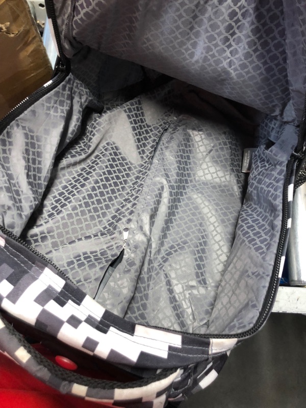 Photo 1 of ***HEAVILY USED - DAMAGED - TORN - SEE PICTURES***
J World New York Sunrise Kids Rolling Backpack for Girls Boys Teen. Roller Bookbag with Wheels, Camo, 18"