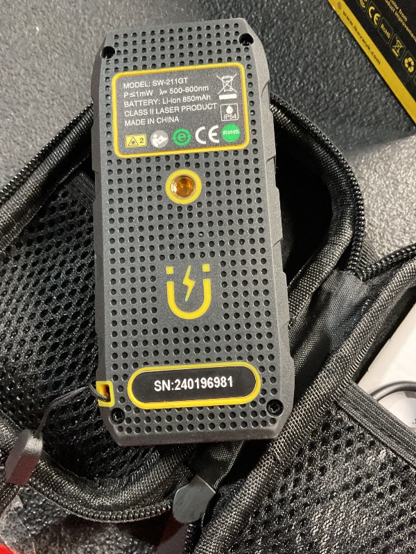 Photo 1 of IKOVWUK Dual Laser Measuring Tool, 656FT/200M Green Bilateral Laser Distance Meter 6 Unit Switching, Rechargeable Digital Laser Measure with Backlit LCD Display, Bubble Level, Multiple Measure Mode