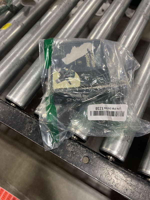 Photo 1 of 2WAYZ Hose Splitter 2 Way Heavy Duty - Outdoor Faucet and Garden Hose Splitter - Durable Water Spigot Splitter Y Adapter - All-Metal Water Hose Connector with Shut-Off Valve - 4" x 4" x 1.5"