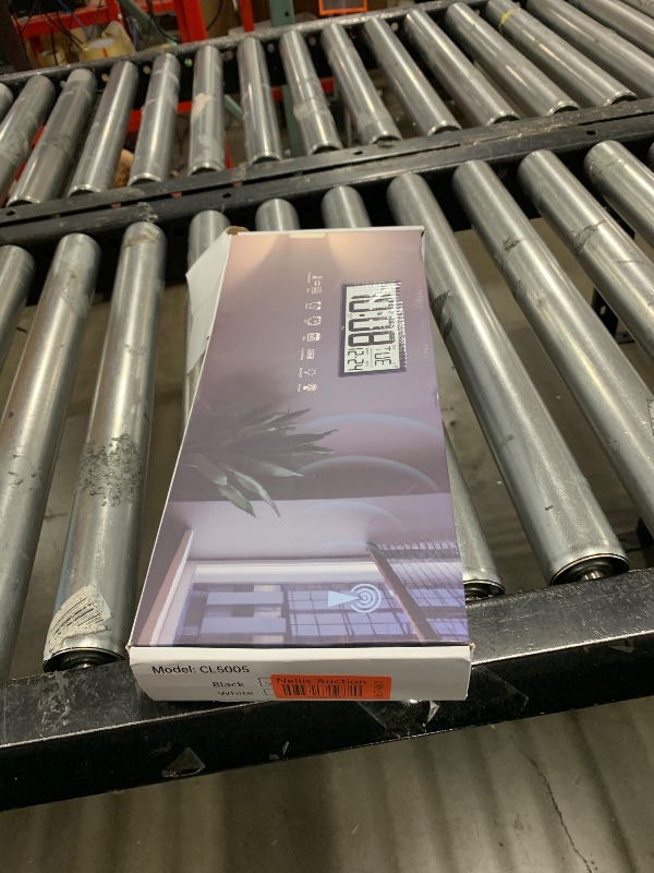 Photo 1 of WallarGe 14.5'' Atomic Clock with Backlight, Large Digital Wall Clock Battery Operated, Large Display with Temperature and Date, Easy to Read and Set Digital Wall Clock, Auto DST