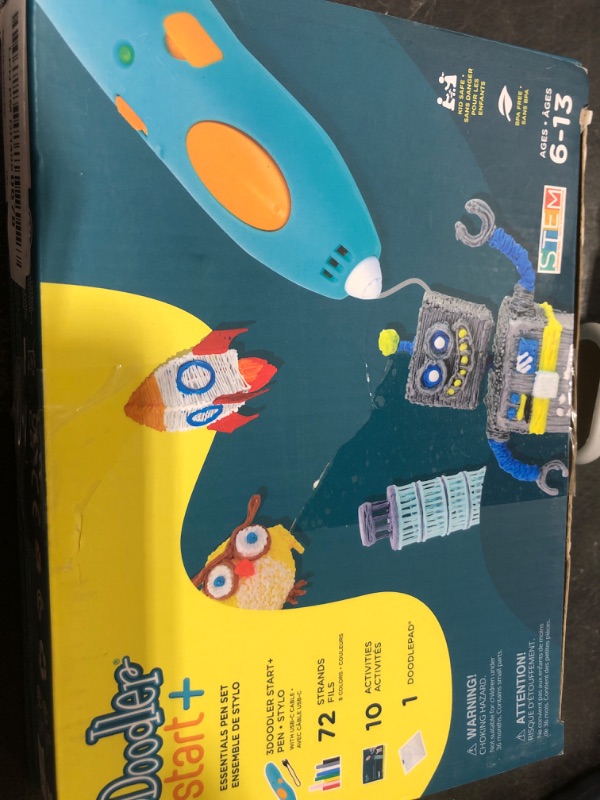 Photo 1 of 3Doodler Start+ Essentials (2024) 3D Pen Set for Kids, Easy to Use, Learn from Home Art Activity Set, Educational STEM Toy for Boys & Girls Ages 6+