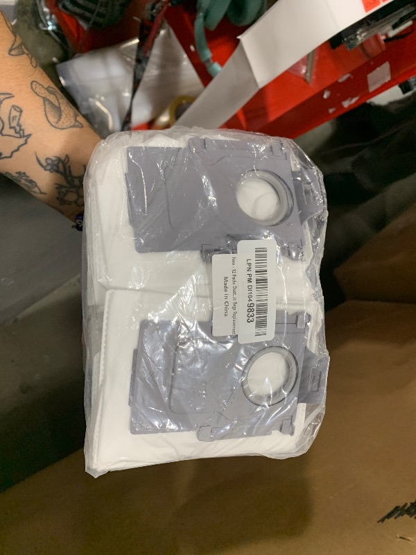 Photo 1 of 12 Pack Dust Bag for Roborock Q Revo/Qrevo S/Qrevo Pro/Qrevo MaxV/Qrevo Master/Qrevo Plus/Qrevo Curv, S8 Max/MaxV Ultra, Saros 10R/10 Vacuum Cleaner, 3 L Large Capacity Disposable Bags Replacement