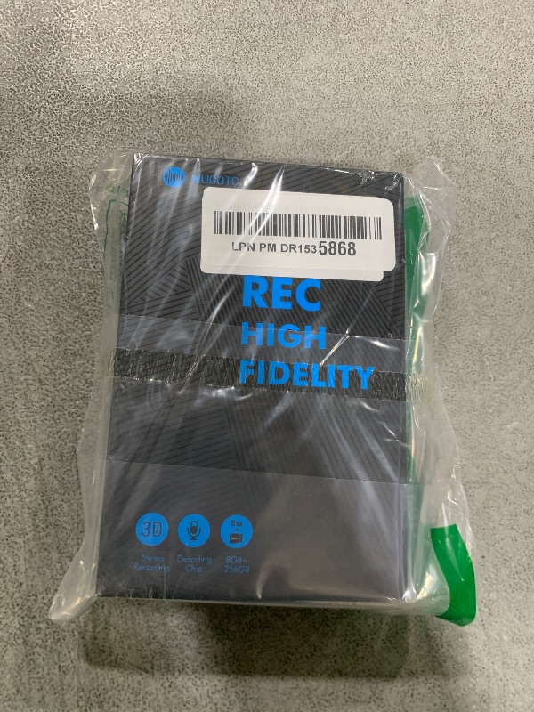 Photo 1 of Professional 264GB WUCOTC Digital Voice Recorder - Voice Activated Recorder for Lectures Meetings - 18000 Hours Recording Device with Playback, MP3 Player, Password Protection, Variable Speed,Black
