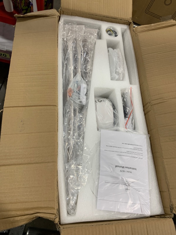 Photo 1 of cumilo 52” Smart Outdoor Ceiling Fans with LED Lights and Remote,Quiet DC Motor,Dimmable,Indoor Modern Ceiling Fan Controlled by WIFI Alexa App,Matte White 3 Blade for Bedroom Living Room Patio Porch