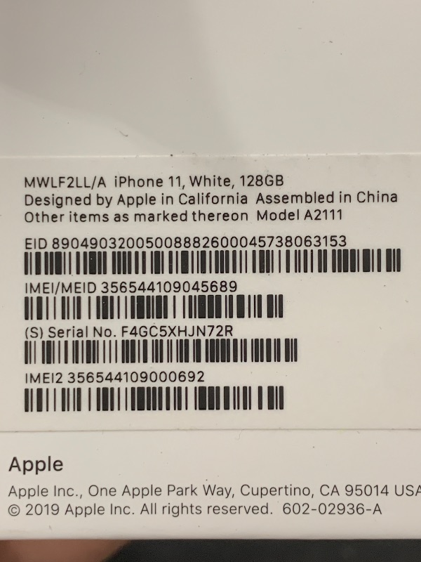 Photo 6 of Apple iPhone 11 [128GB, White] + Carrier Subscription [Cricket Wireless]