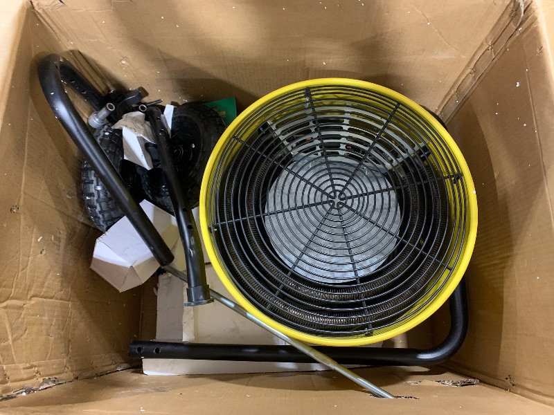 Photo 2 of DR. INFRARED HEATER DR-PS11024 Salamander Construction 10000-Watt, Single Phase, 240-Volt Portable Fan Forced Electric Heater