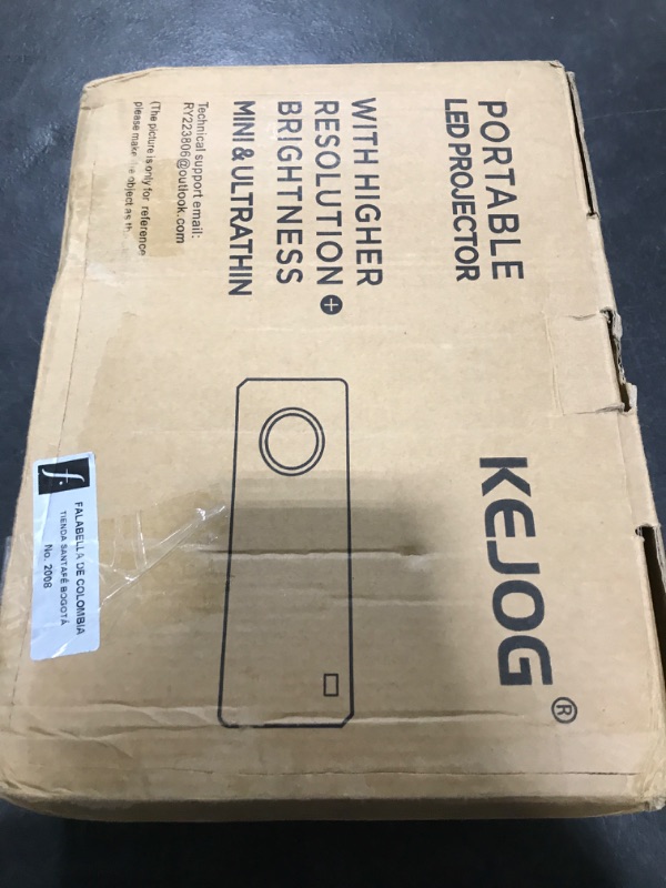 Photo 1 of Mini Projector, Projector with Tripod,4K Support Portable Projector with Bluetooth , 300" Large Screen Projector,1080P Mini Projector,12000 Lumens LCD Portable Projector for Home Theater