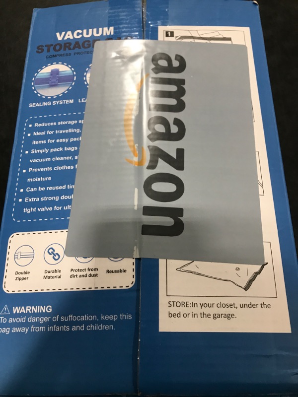 Photo 1 of 20 Pack Vacuum Storage Bags, Space Saver Bags (4 Jumbo/4 Large/4 Medium/4 Small/4 Roll) Compression for Comforters and Blankets, Sealer Clothes Storage, Hand Pump Included