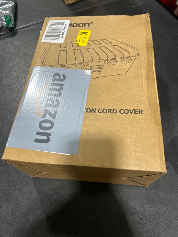 Photo 1 of Outdoor Electrical Box Waterproof, Flemoon IP54 Waterproof Extension Cord Cover, Protect Outlet, Plug, Socket, Timer, Power Strip, Holiday Light, Large Weatherproof Connection Box, Almond