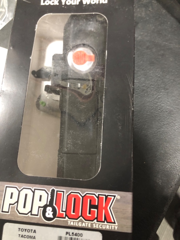 Photo 1 of Pop & Lock PL5400 Black Manual Tailgate Lock with Bolt Codeable Technology for Toyota Tacoma