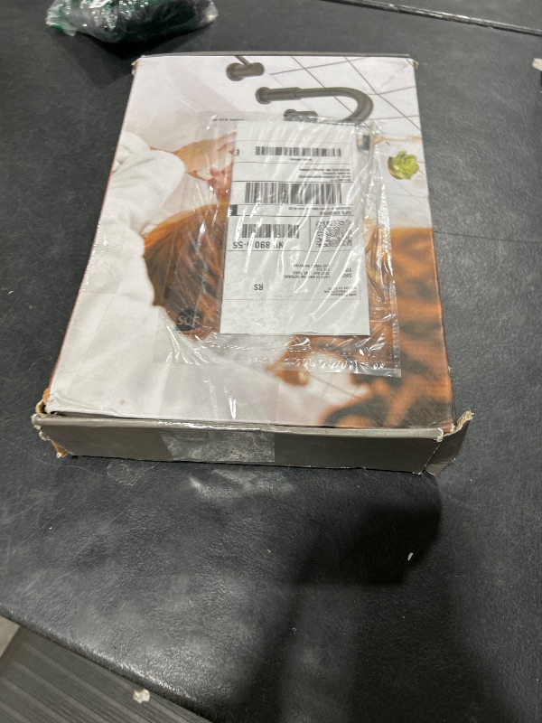 Photo 1 of KZH Matte Black Bathroom Faucet 3 Hole, 8 inch Widespread Bathroom Faucet with Pop Up Drain, Bathroom Sink Faucet with 360° Swivel Spout, 2 Handle Vanity Faucet with Water Supply Hoses