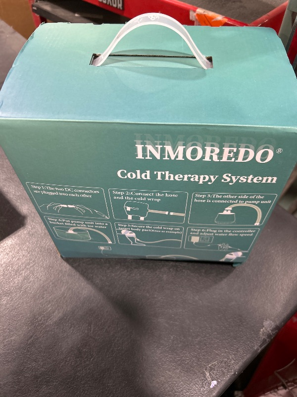 Photo 1 of Inmoredo Cold Therapy System Ice Machine System for ACL Knee Surgery Recovery - Quiet Pump, Flexible Kit, Portable, Knee Ice Machine, Ideal for Sports Injuries, Pains, Strain & Stiffness, Sprain