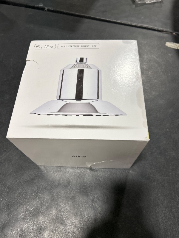 Photo 1 of Afina Filtered Shower Head | High Pressure Shower - Reduces Dry Itchy Skin, Dandruff, Eczema, & Dramatically Improves Condition of your Skin, Hair & Nails (Chrome)