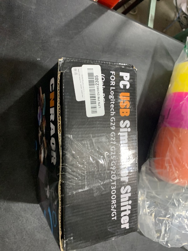 Photo 1 of CNRAQR PC USB Simulator Shifter 7+R H Gear Shifter with L Shape Clamp Set for Gear shift PC Windows Steering Compatible with G29/G27/G25/G920, T300RS/GT Wheel