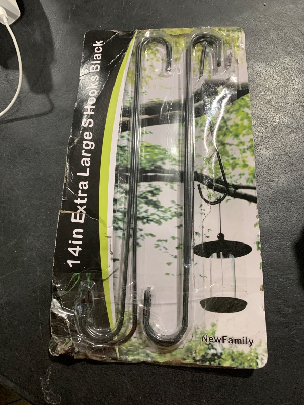 Photo 1 of 14 IN LARGW S HOOKS / BLACK 