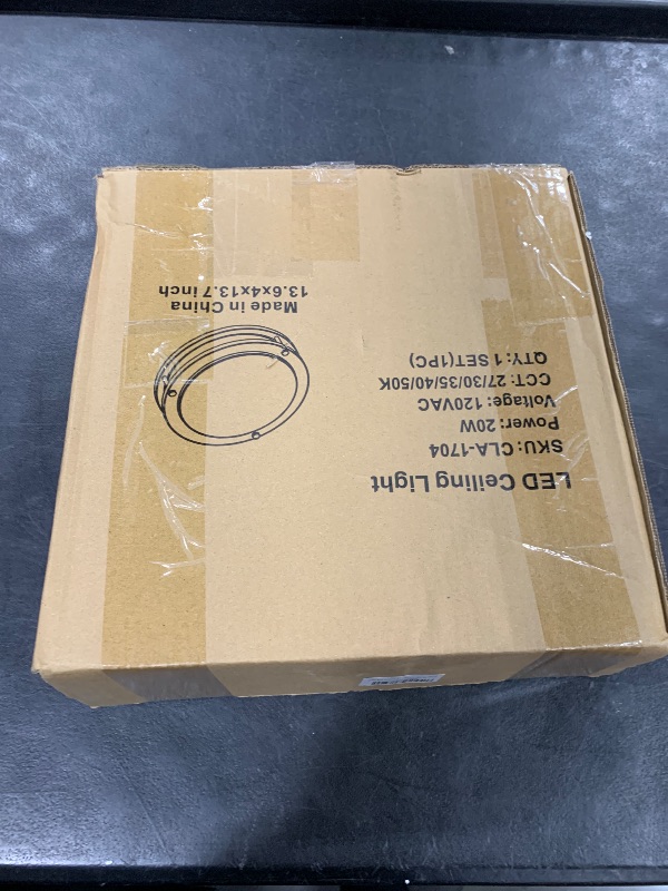 Photo 1 of 13 inch Flush Mount LED Ceiling Light Fixture, 2700K/3000K/3500K/4000K/5000K Adjustable Ceiling Lights, Oil Rubbed Bronze Saturn Dimmable Lighting for Hallway Bathroom Kitchen or Stairwell, ETL Listed