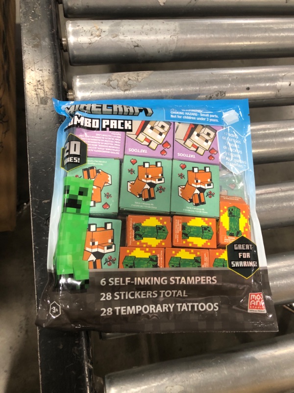 Photo 1 of Minecraft Party Favors for 20 Guests Bundle ~ 20 Pieces Minecraft Favor Boxes with Stickers, Tattoos and Stampers for Kids Birthday Party | Minecraft Party Supplies and Decorations