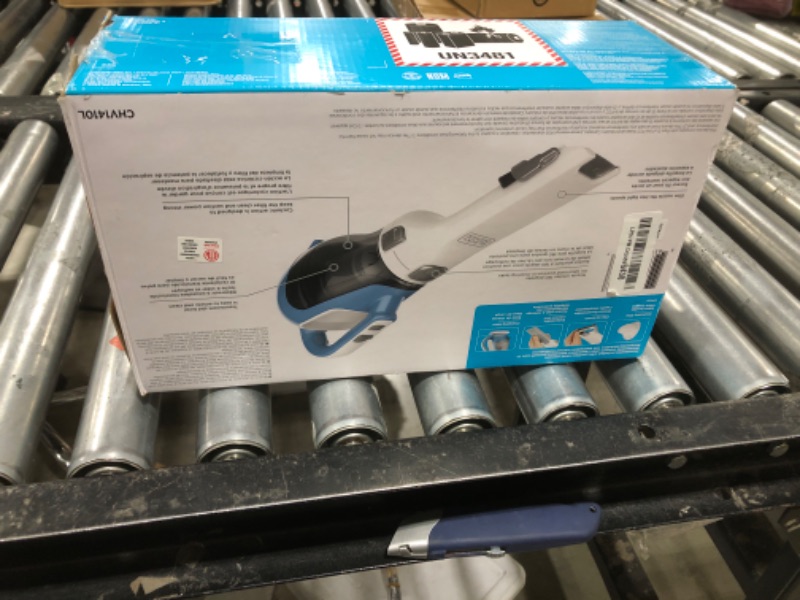 Photo 1 of BLACK+DECKER dustbuster AdvancedClean Cordless Handheld Vacuum, Compact Home and Car Vacuum with Crevice Tool (CHV1410L)