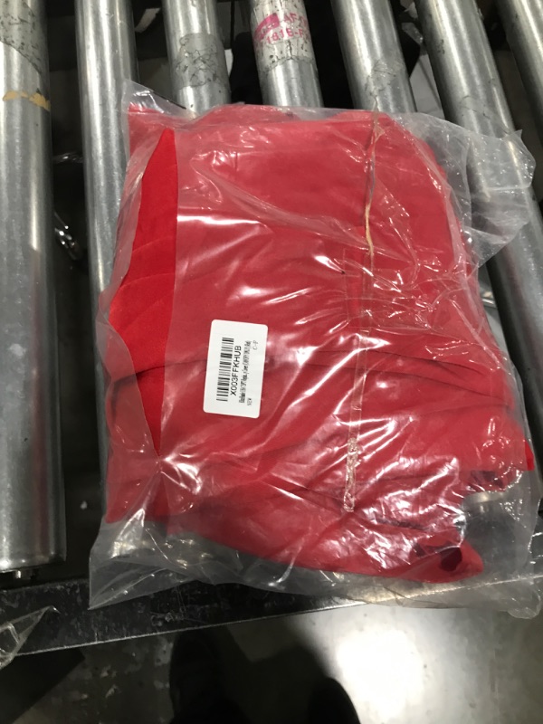 Photo 1 of EliteShade USA 7.5FT Replacement Covers 6 Ribs Market Patio Umbrella Canopy Cover (CANOPY ONLY) (Red)