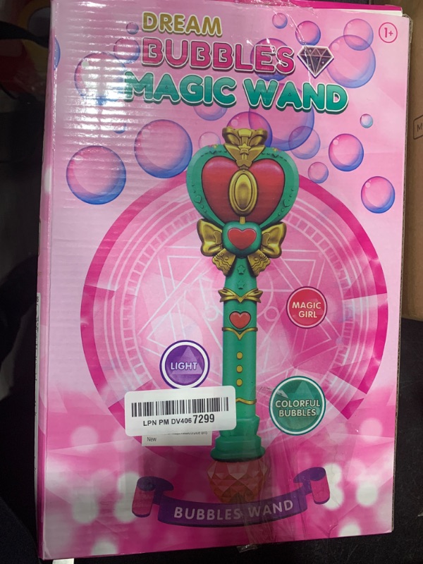 Photo 1 of 2 Pack Bubble Wand for Kids, Princess Heart Bubble Machine Blower Maker Wands Easter Basket Stuffers Outdoor Toys Gifts for 1 2 3 4 5 6 7 8 Years Old Toddlers Little Girls