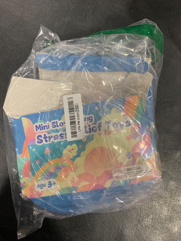 Photo 1 of 24 Pack Slow Rising Stress Cube , Dough Stress Balls Soft Fidget Squishy Toys for Anxiety Relief, Pull Stretch Classroom Prize Party Favors Toys for Kids