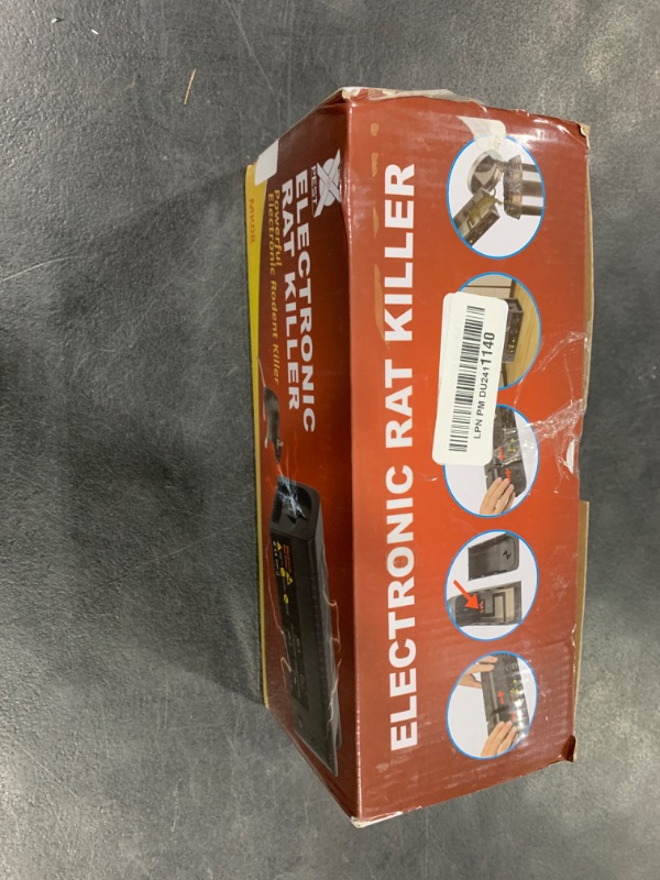 Photo 1 of X-PEST Electronic Rat Trap Mouse Zapper for Homes, Fast Kill, Reusable Electric Mouse Trap for Indoor Use, No Touch No See, Rat & Mouse Traps