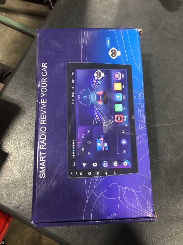 Photo 1 of ?8 Core 4+64GB? 10.1 Inch Wireless Carplay Android Auto Double Din Car Stereo Touchscreen Car Radio Head Unit GPS WiFi 5.0 Bluetooth 32EQ DSP SWC Mic Backup Cam