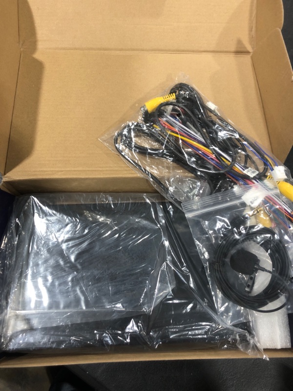 Photo 1 of ?8 Core 4+64GB? 10.1 Inch Wireless Carplay Android Auto Double Din Car Stereo Touchscreen Car Radio Head Unit GPS WiFi 5.0 Bluetooth 32EQ DSP SWC Mic Backup Cam