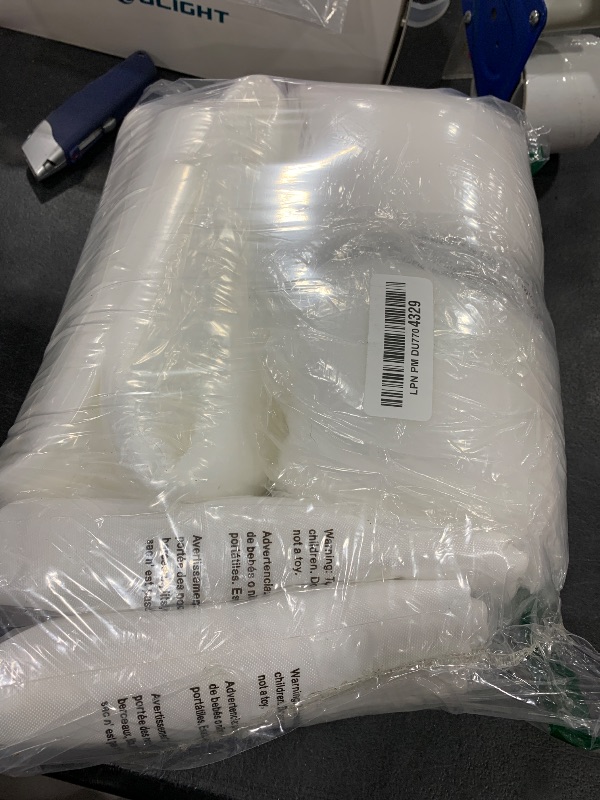 Photo 1 of Delta Children Extra Long Foam Bedrail Bumper - Guardrail for Toddlers & Kids with Water-Resistant, Non-Slip & Machine Washable Cover - 2pk, White